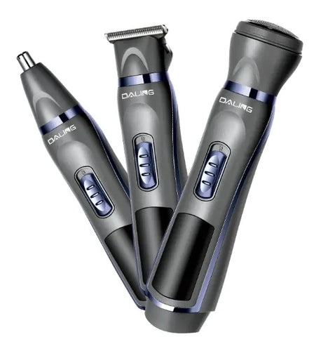 DALING DL-9218 3 In 1 Shaving Machine, Grooming Kit for Men Lot Imported Rechargeable Shaver Electric Hair Trimmer and Best 3 in 1 Hair Removal Machine with Type C Charging Port
